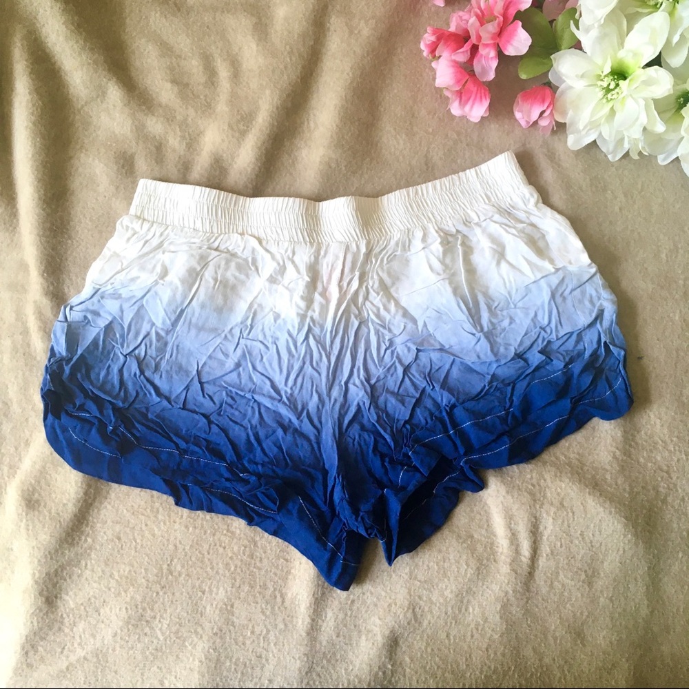 BOGO Lightweight Ombre Elastic Waist Shorts
